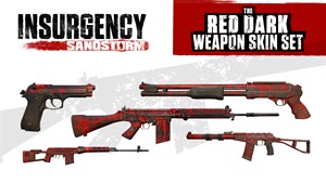 Insurgency: Sandstorm - Red Dark Weapon Skin Set