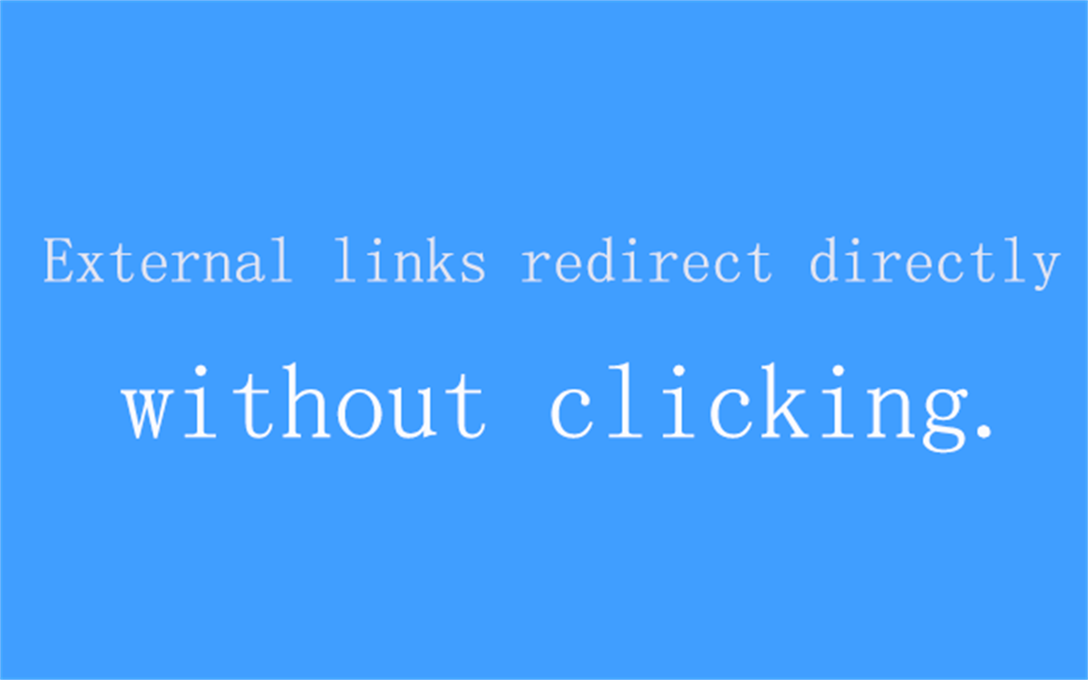 Direct external url