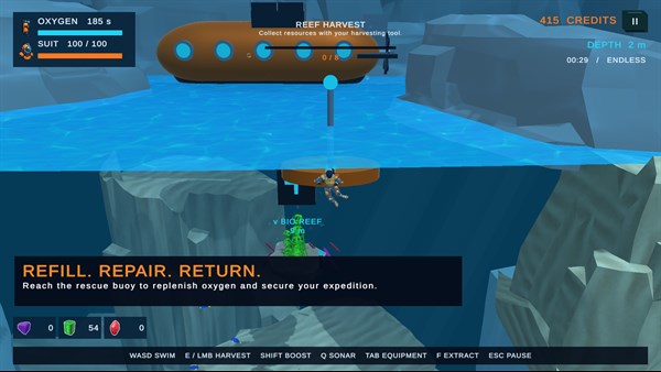 Submariner Survival Simulator — 3