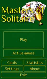 Masters of Solitaire screenshot 1