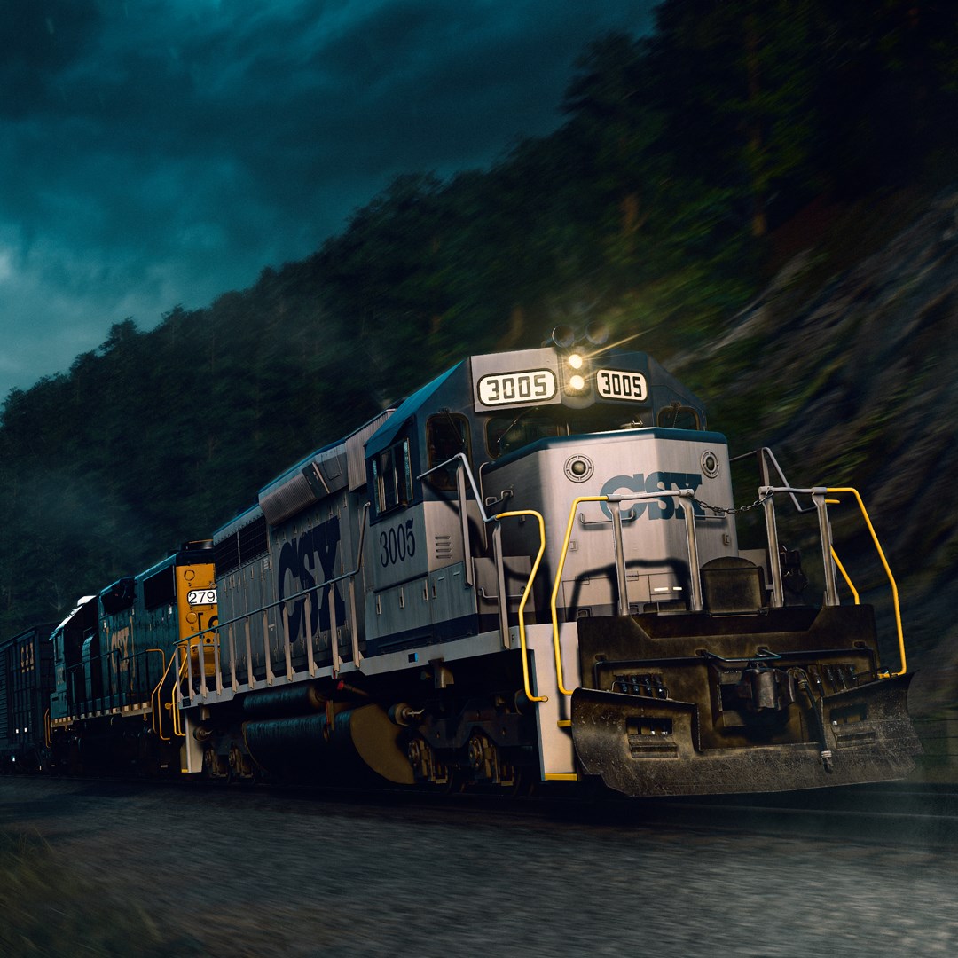 Train Sim World 2 New Journeys Csx Sd40 Train Sim World 3 Compatible
