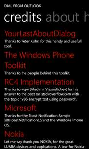 Dial from Outlook screenshot 8