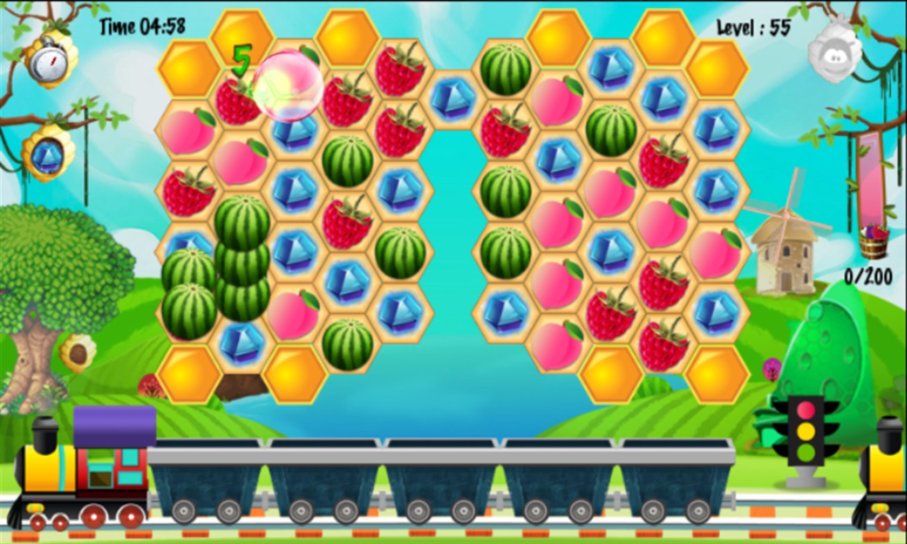 #7. Honeycomb Farm Match 3 (Windows) By: ViMAP Services Pvt Ltd
