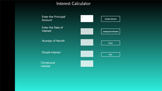 Interest Calc Machine screenshot 1