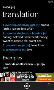 Spanish English Dictionary+ screenshot 2
