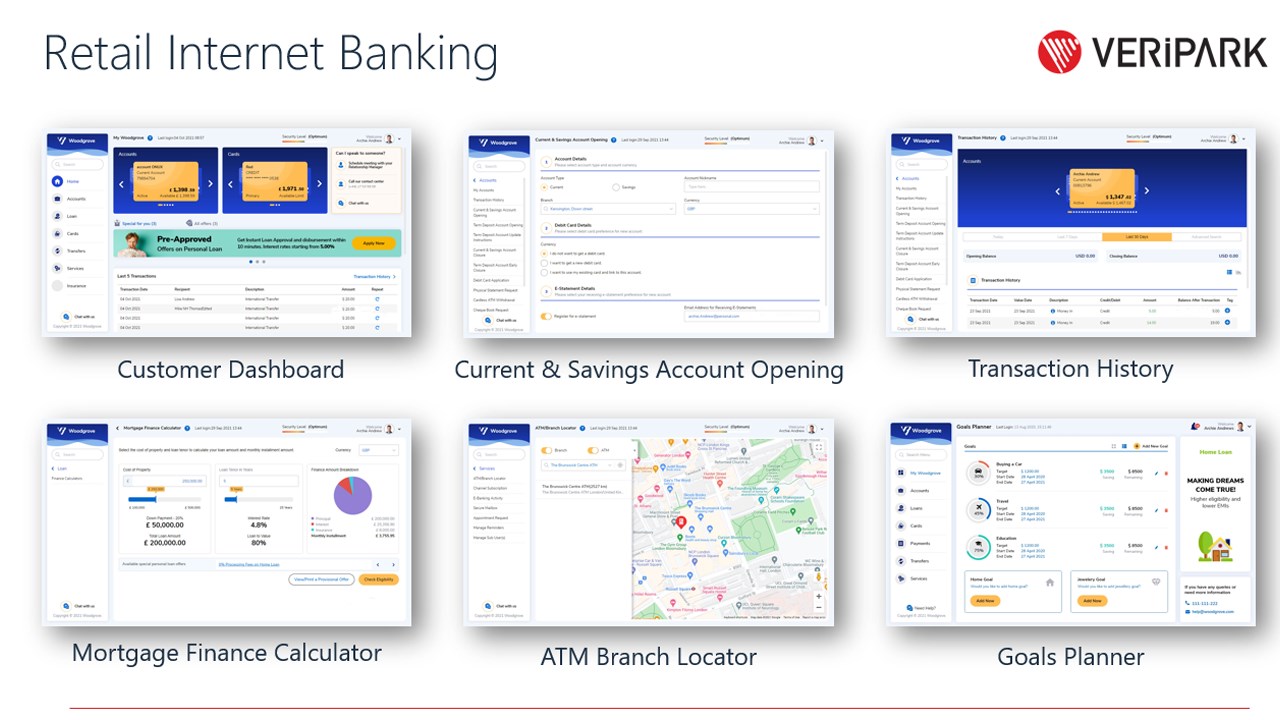 Snapshot 4 of VeriChannel Omni-Channel Banking on Azure