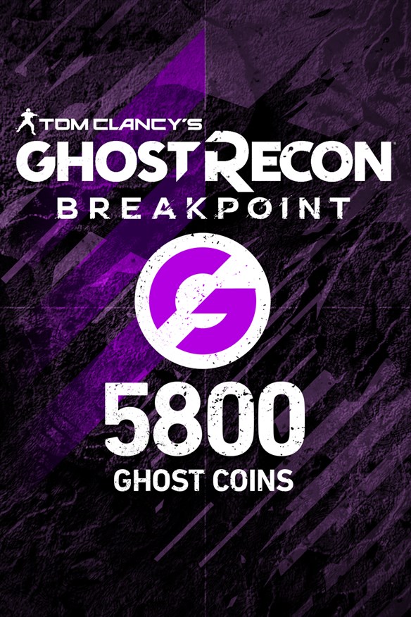 Ghost Recon Breakpoint: 4800 (+1000) Ghost Coins Xbox Series X|S and Xbox One cover art