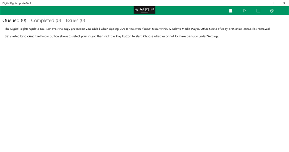 Digital Rights Update Tool (Windows) Podle: Microsoft Corporation