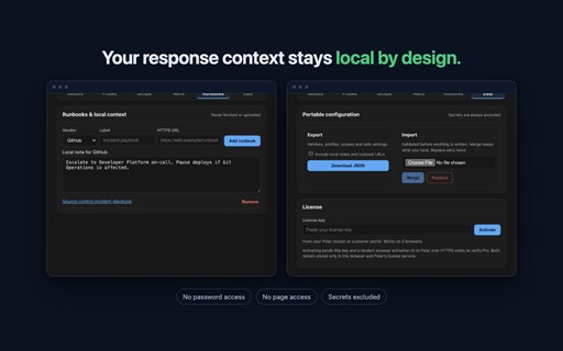Vendor Status Dashboard screenshot 4