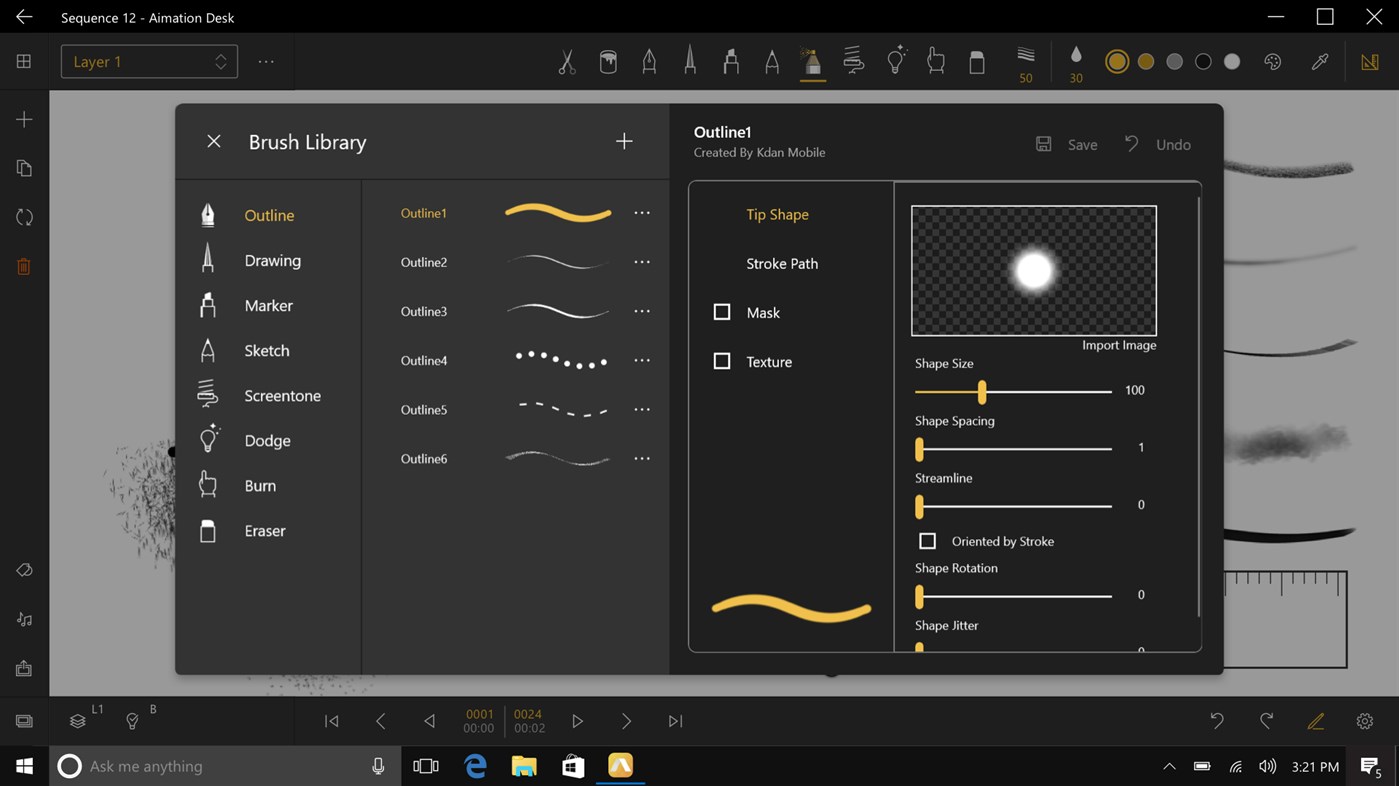 #2. Animation Desk – Draw GIF & Cartoon (Windows) Ved: Kdan Mobile Software Ltd.