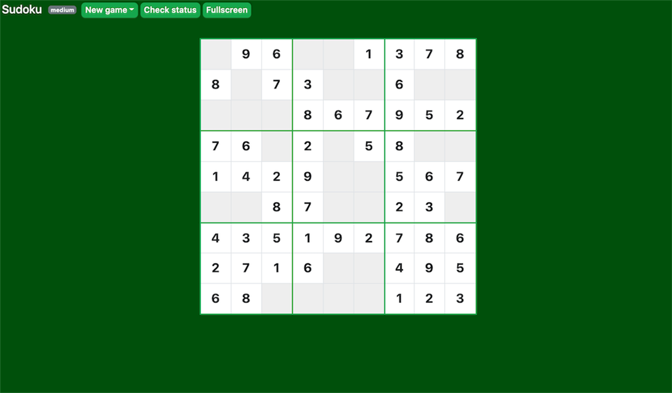 #2. Sudoku Craze (Windows) 由: Solitaired