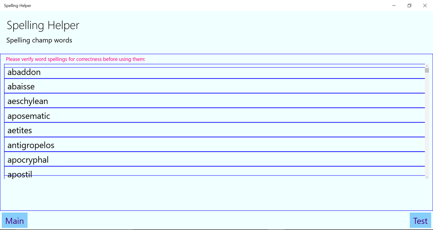#5. Spelling Helper (Windows) Podle: S Hatwal