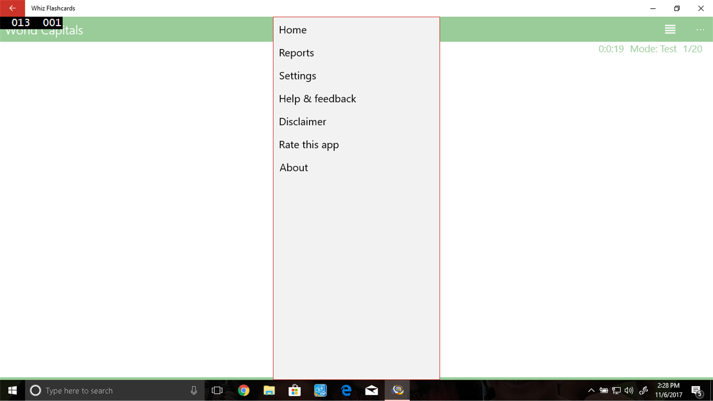 #3. Whiz Flashcards (Windows) By: 3Mb Solutions