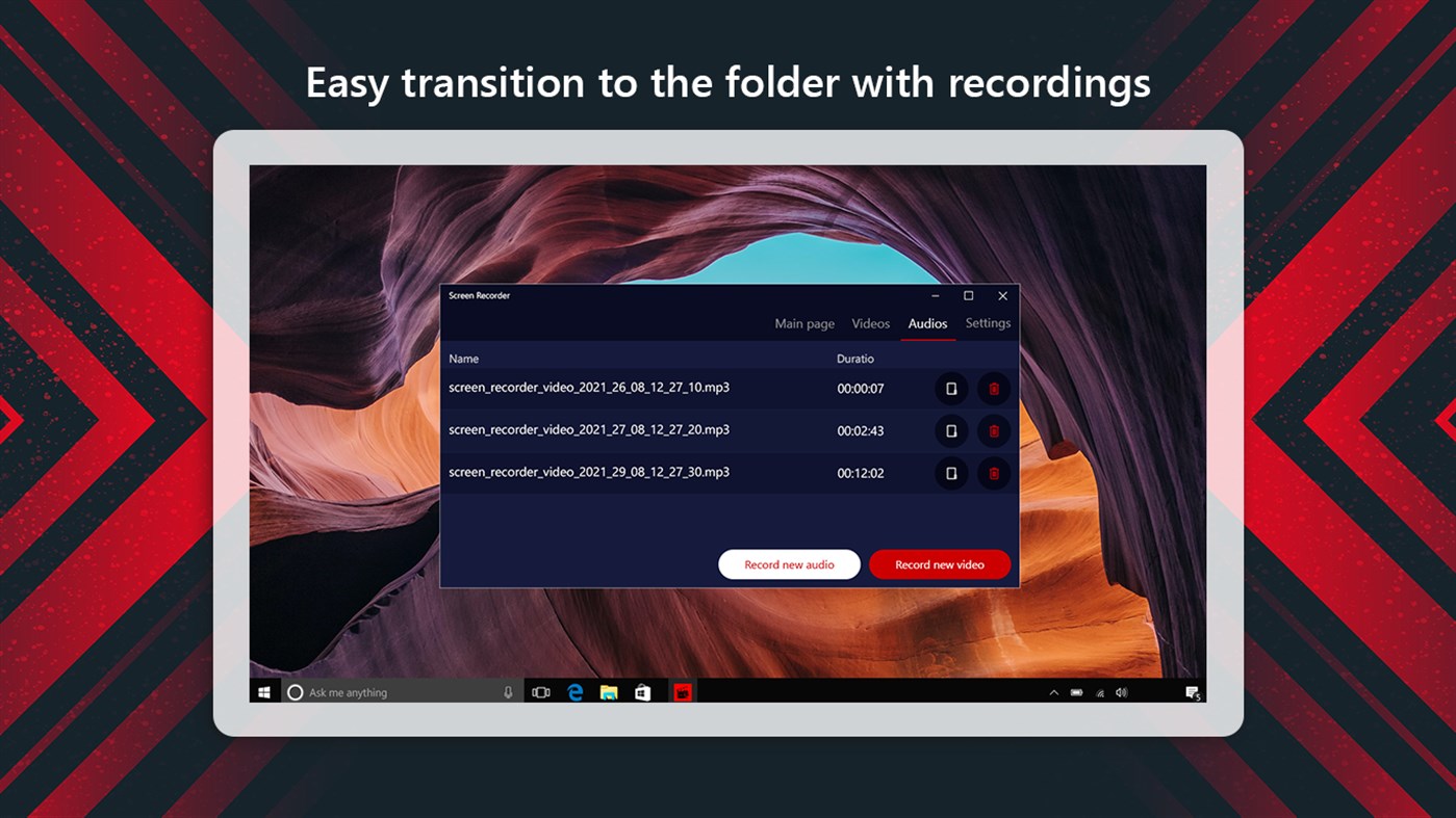 #2. Screen Video Recorder Express (Windows) Por: Articent Group LLC