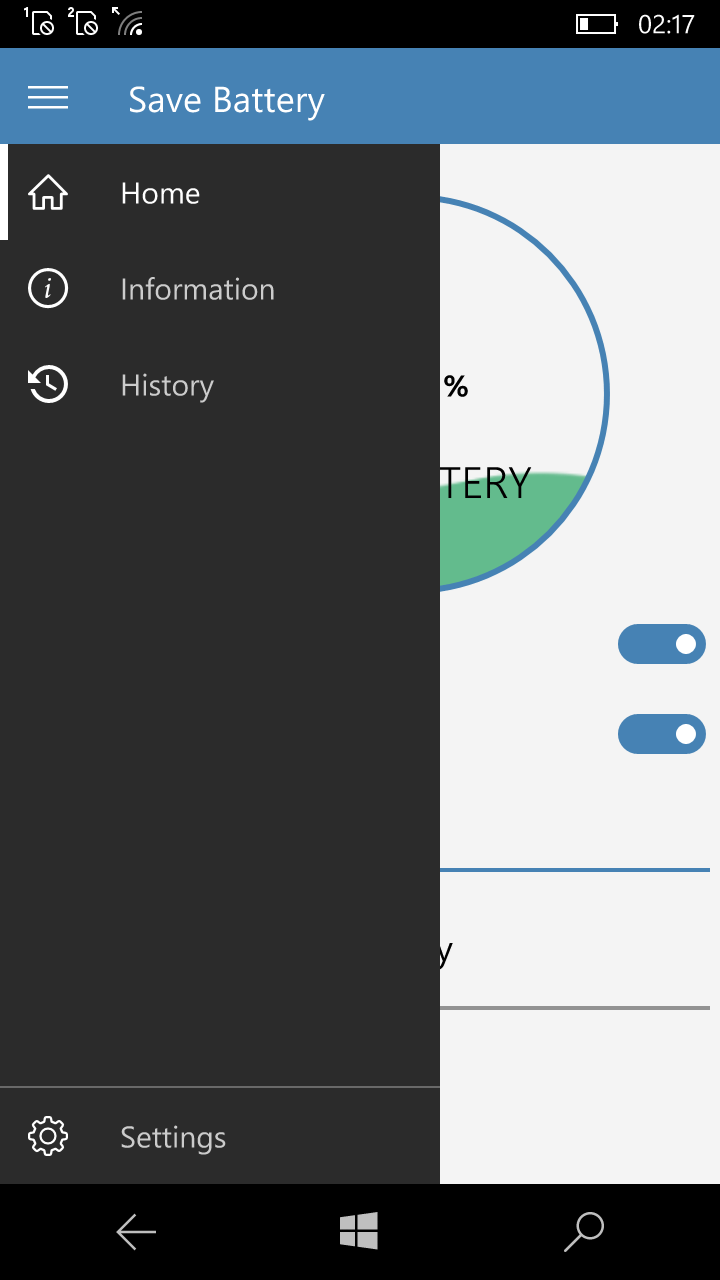 Save Battery for Windows 10