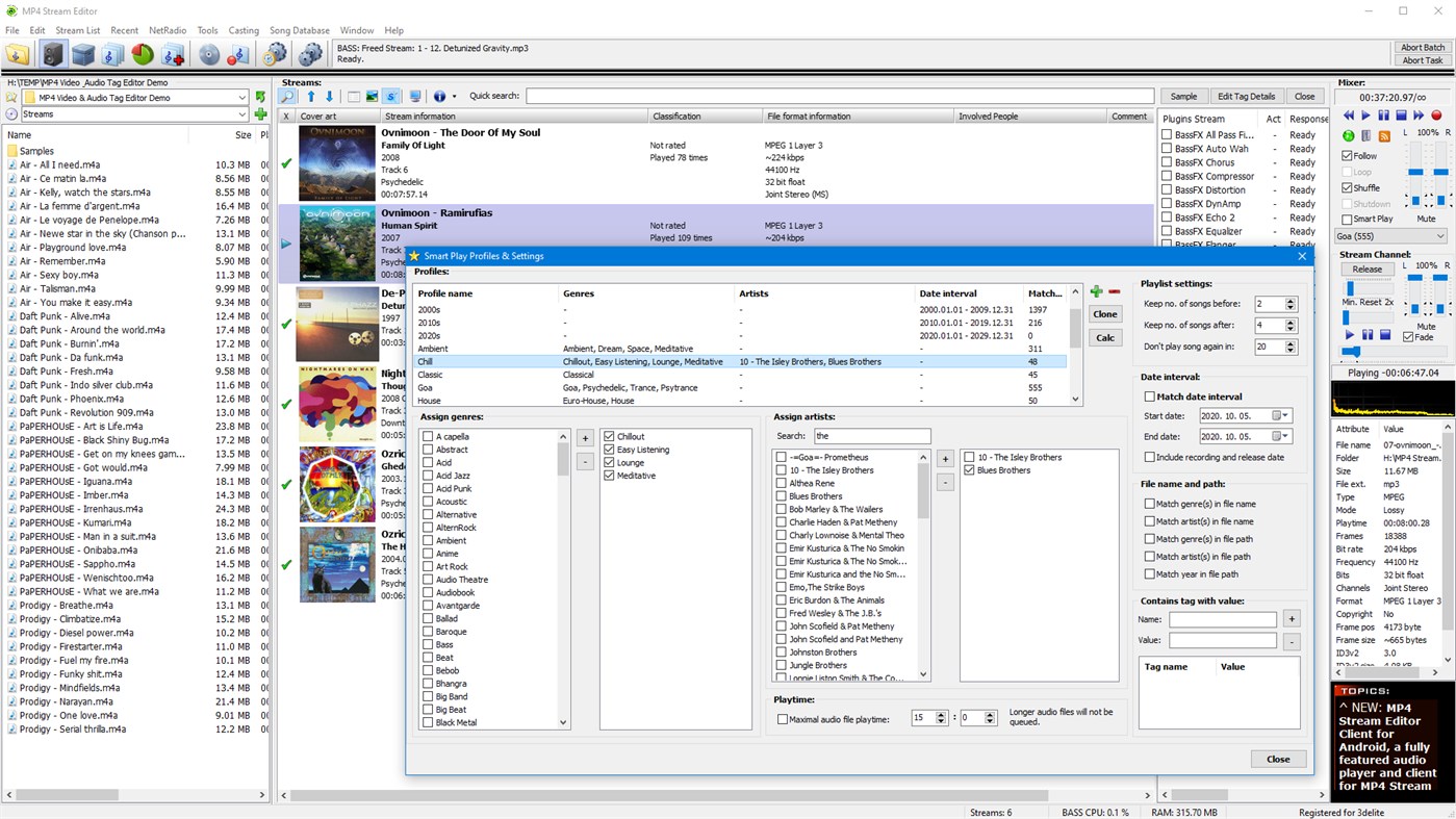 #9. MP4 Stream Editor (Windows) โดย: N.C.S. Trade Hungary Kft.