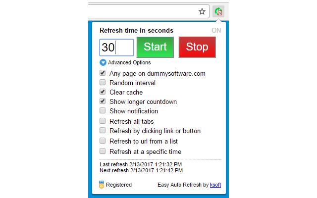 Easy Auto Refresh - Microsoft Edge Addons