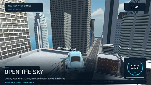 Roadster Flying Car Simulator — 2