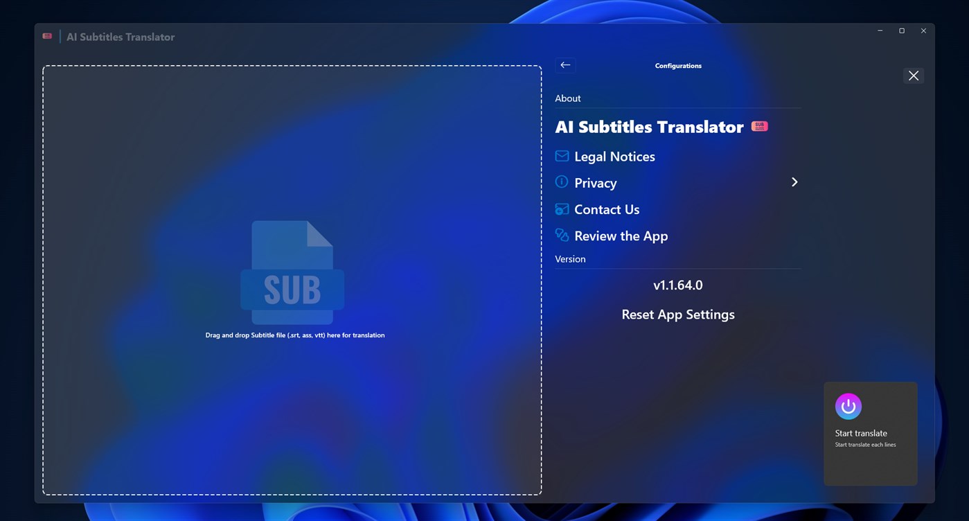 #1. AI Subtitle Translator (Windows) Von: parmata