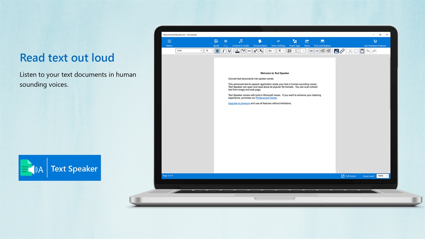 #4. Text-Speaker (Windows) Tekijänä: DeskShare