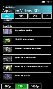 Aquarium Videos 3D screenshot 1