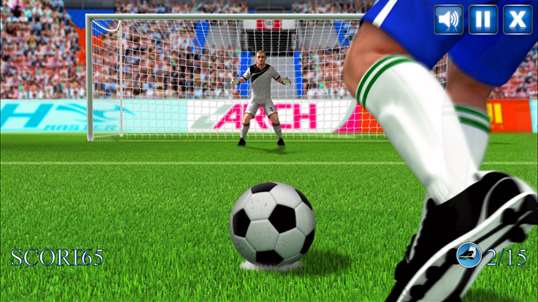 3D Football Penalty Kick screenshot 2