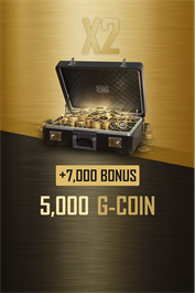 PUBG: удвоение G-Coin III (5000 + 7000 бонусных)