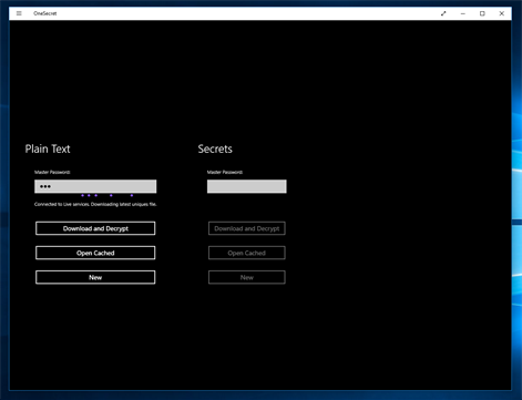 OneSecret Screenshots 1