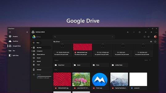 Cloud Drive! : OneDrive, Dropbox, Google Drive and more screenshot 3