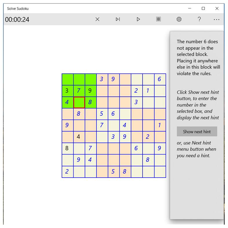 #3. Solve Sudoku (Windows) By: Yair Hirschfeld