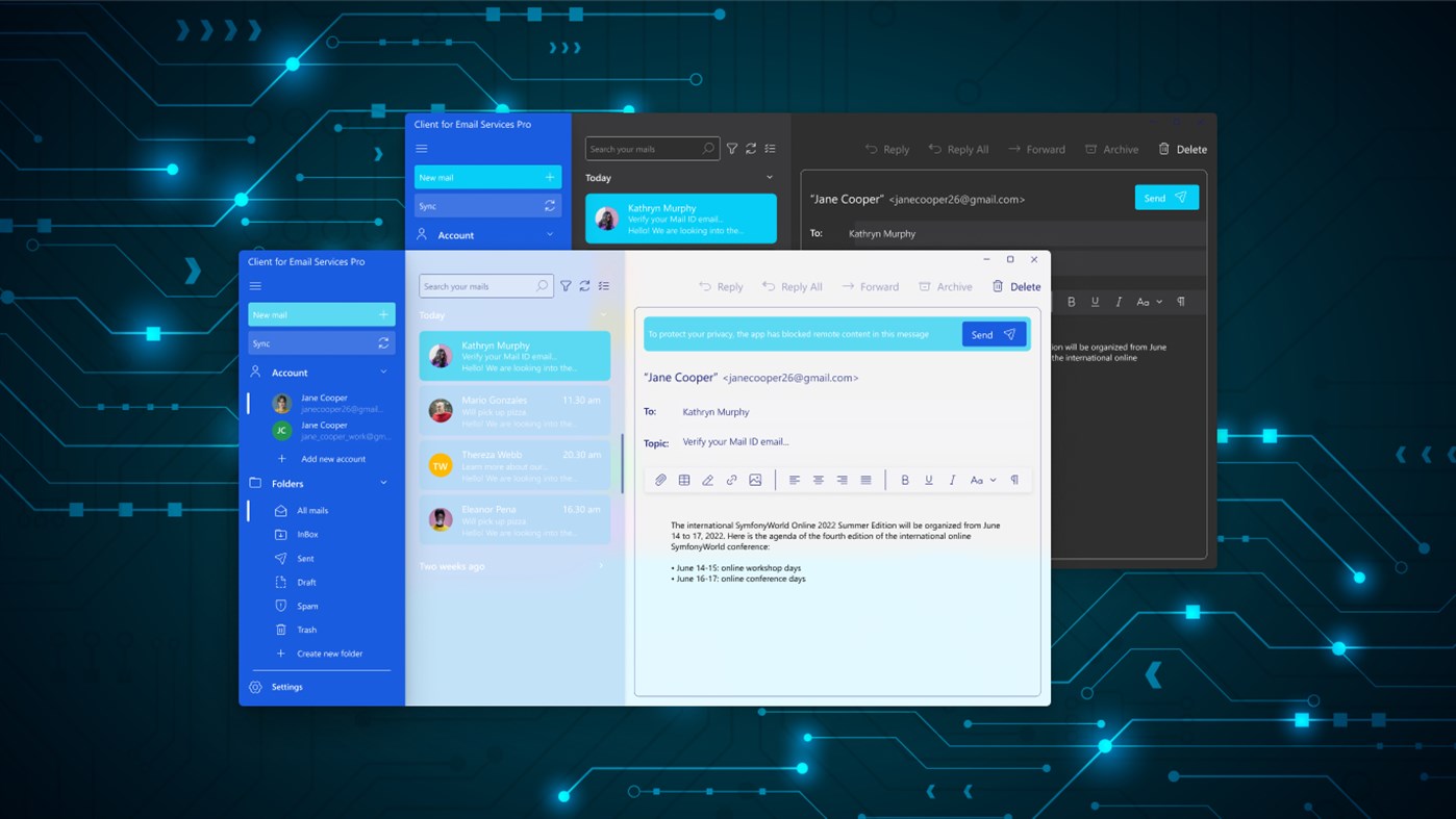 #3. Client for Email Services PRO (Windows) โดย: Articent Group LLC