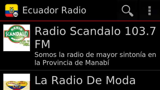 Ecuador Radio Channel screenshot 1