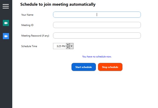 Multi-Platform Video Conference (Support GoogleMeet, Zoom Meeting ) screenshot 3