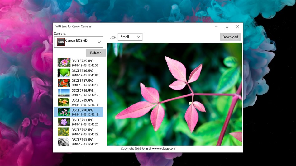 WiFi Sync for connected Cameras (Windows) 由: John Li