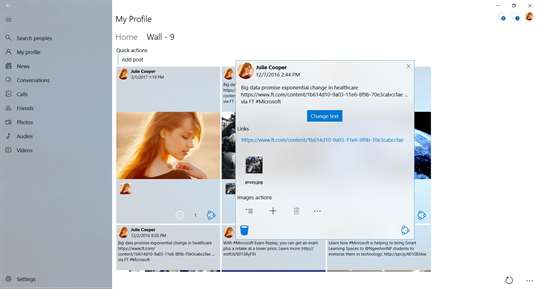 Messenger for Windows 10 (Hifriends) screenshot 2