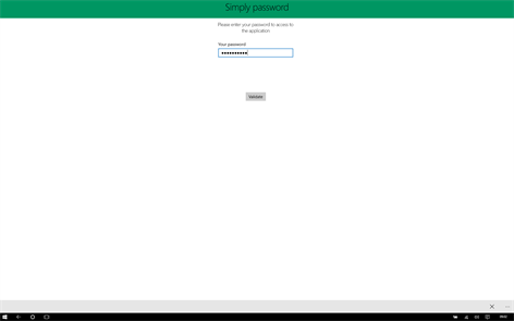 Simply password Screenshots 1