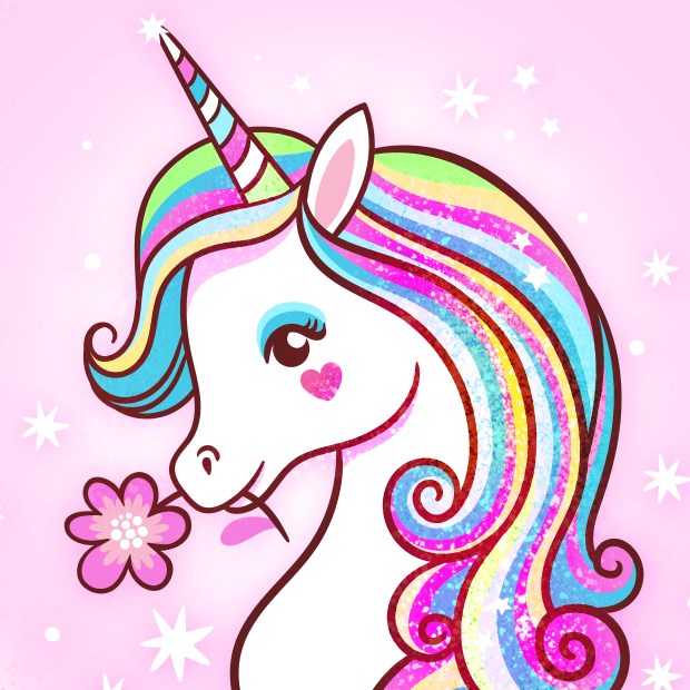unicorn coloring book - adult coloring book