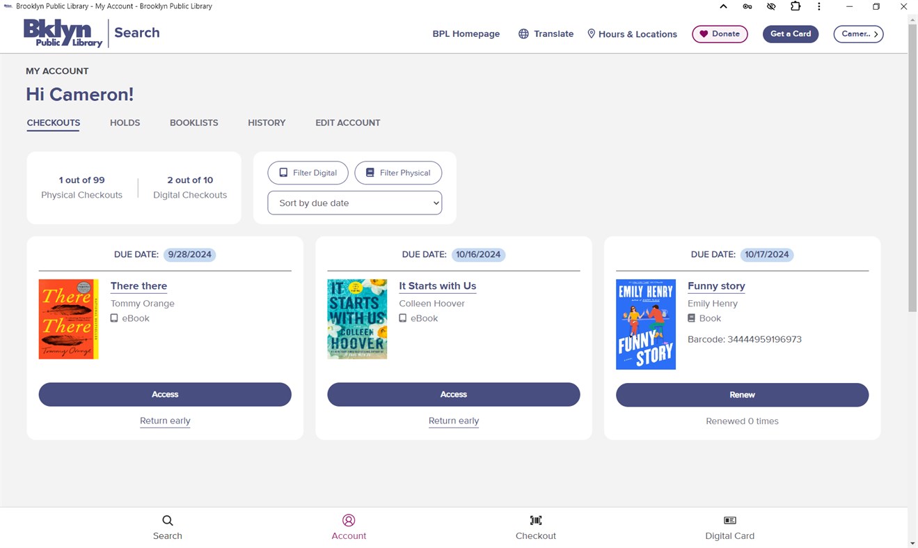 #2. BKLYN Library (Windows) Bởi: Brooklyn Public Library