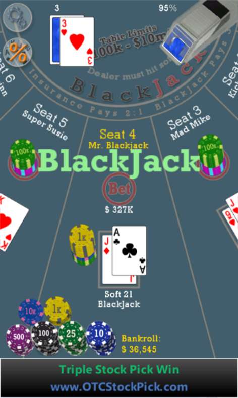 Advanced 21 Blackjack Screenshots 1