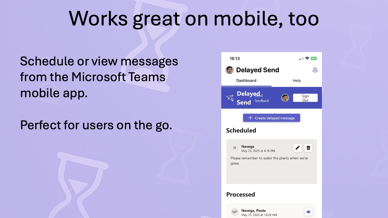 Snapshot 4 of Delayed Send Pro