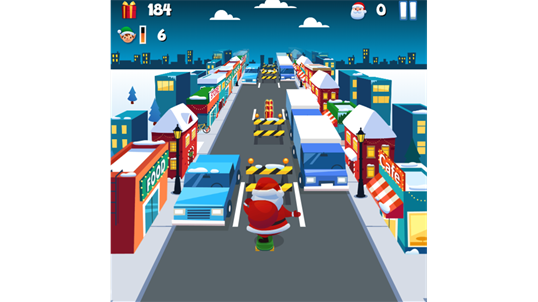 Subway Santa Surf 3D screenshot 4
