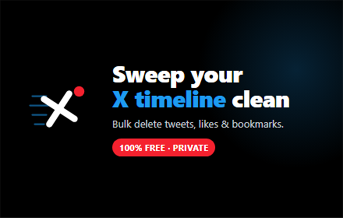 X / Twitter - Bulk Delete Tweets & Likes