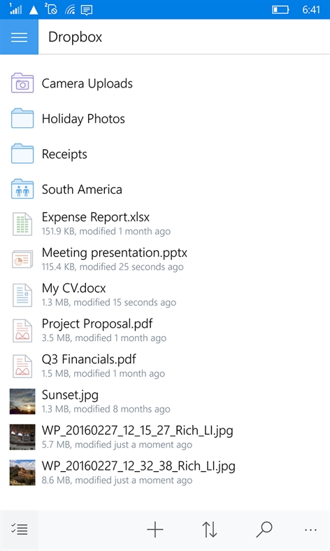 Dropbox Screenshot