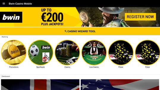 Bwin Casino Mobile screenshot 2