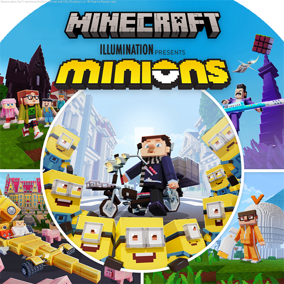 Minecraft Minions Xbox Series X|S and Xbox One cover art