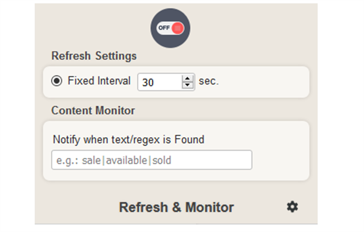 Refresh & Monitor