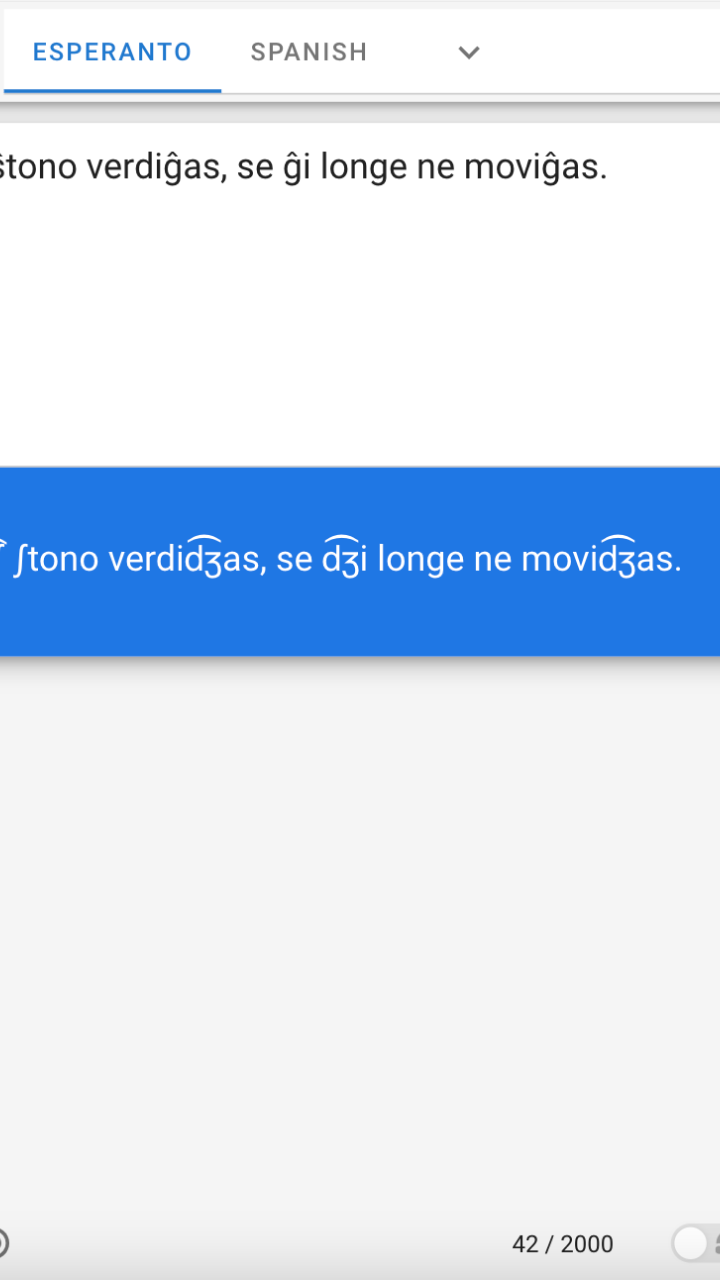 Unalengua IPA screenshot