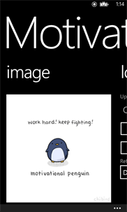 Motivational Penguin screenshot 1