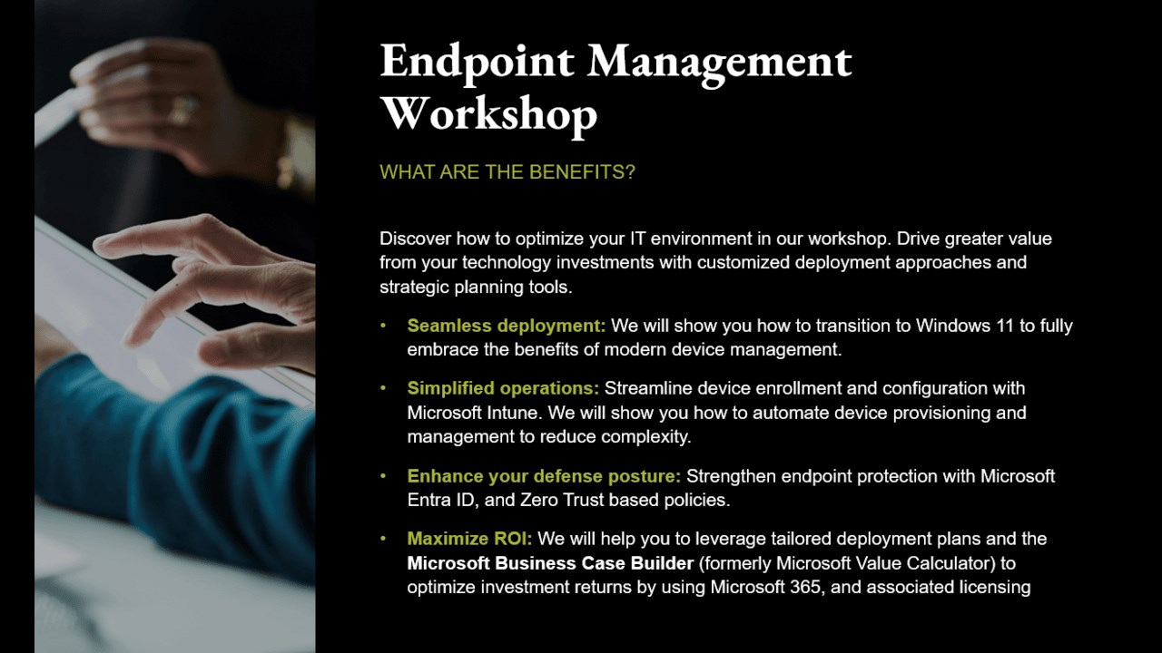 Snapshot 3 of Endpoint Management Workshop
