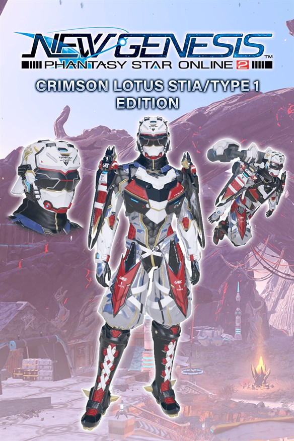 PSO2:NGS - Crimson Lotus Stia/Type 1 Edition Xbox Series X|S and Xbox One cover art